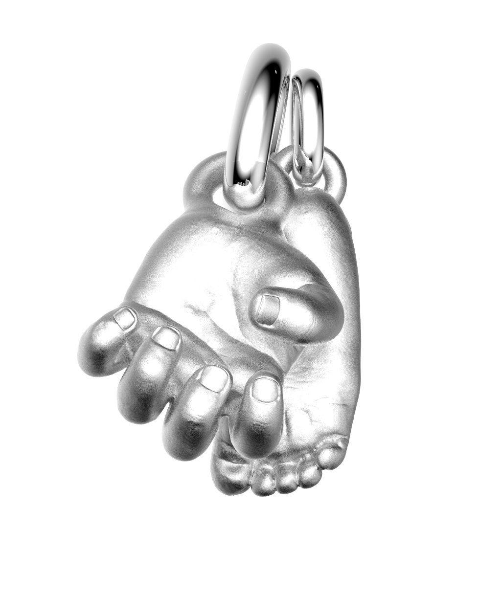 Silver Hand/Foot Pendants