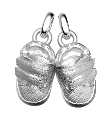 Silver Shoes Pendants