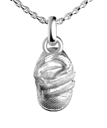 Silver Shoe Necklace